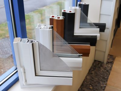 View of different design examples for your window frame.