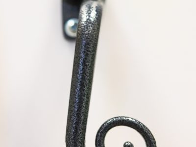 Beautiful curved door handle design.