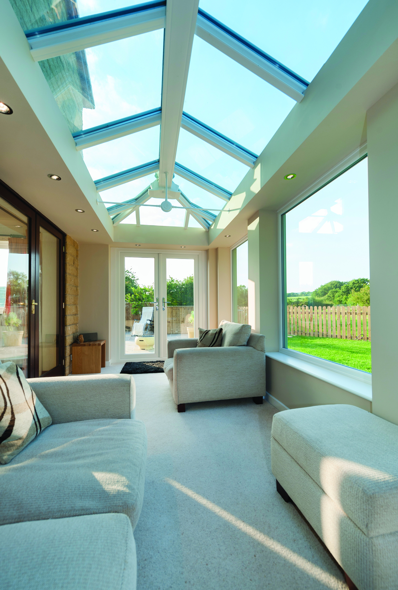 Luminous and spacious Livin room conservatory designed by 21st century.