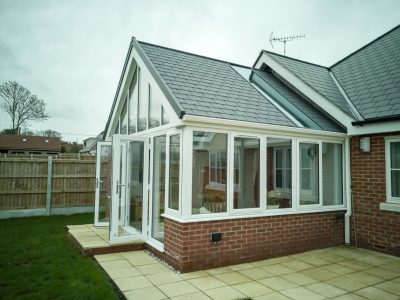 Example of a spacious and comfortable conservatory build.
